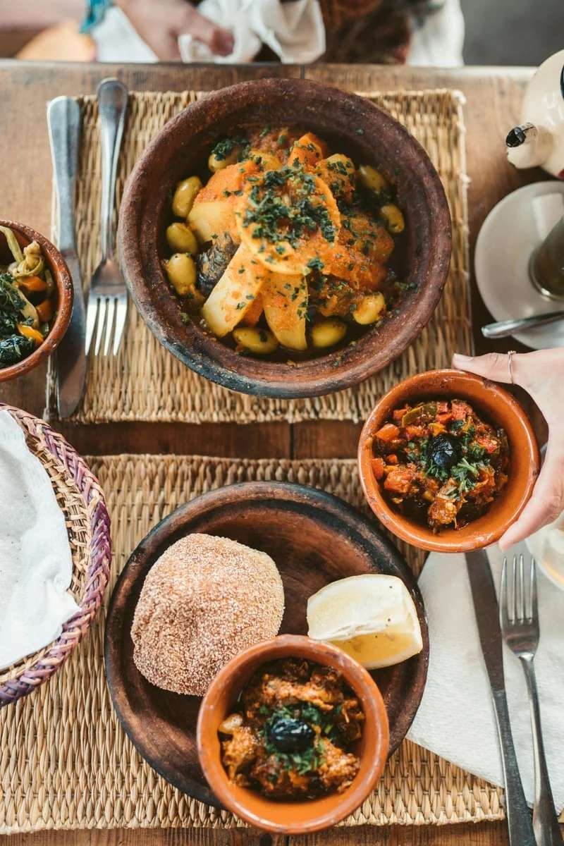 Traditional Moroccan tagine meal - culinary journey experience